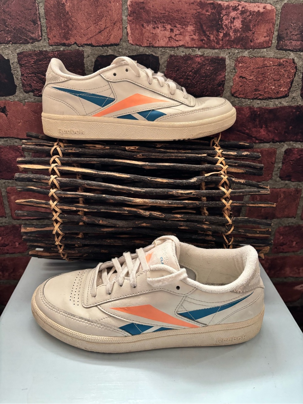 REEBOK Club C Revenge Sneakers Chalk Coral Blue